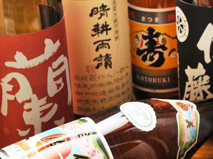 日本酒と焼酎で48種！幻の「十四代」もご用意